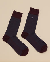 Load image into Gallery viewer, Self Structure Paisley Crew Socks
