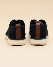 Load image into Gallery viewer, Navy Sneaker Fly knit shoes
