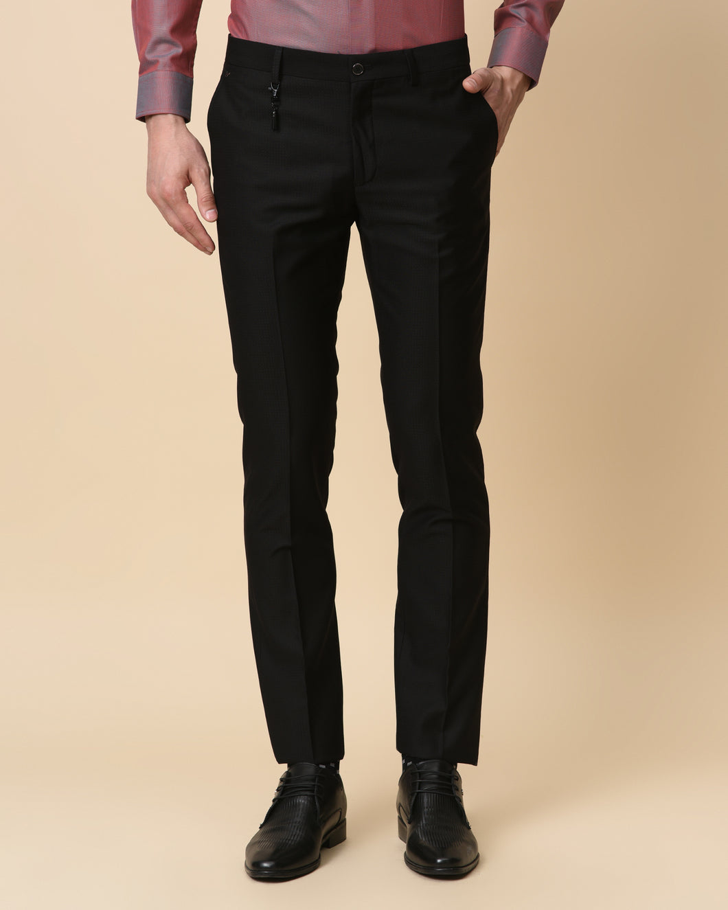Black Slim Fit Trousers
