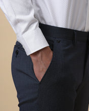 Load image into Gallery viewer, Navy Slim Fit Trousers
