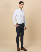 Load image into Gallery viewer, Navy Slim Fit Trousers
