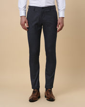 Load image into Gallery viewer, Navy Slim Fit Trousers
